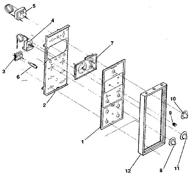 Kenmore 7917859090 control panel diagram