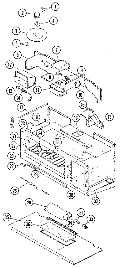 Jenn-Air M406 oven liner diagram
