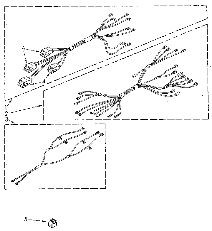 Whirlpool RF365BXWN1 wiring harness diagram