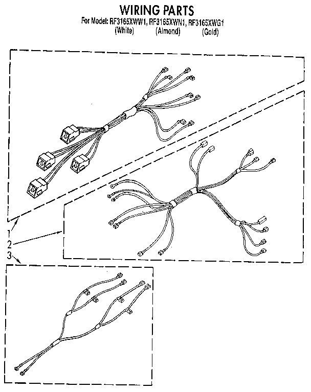 Whirlpool RF3165XWN1 wiring diagram