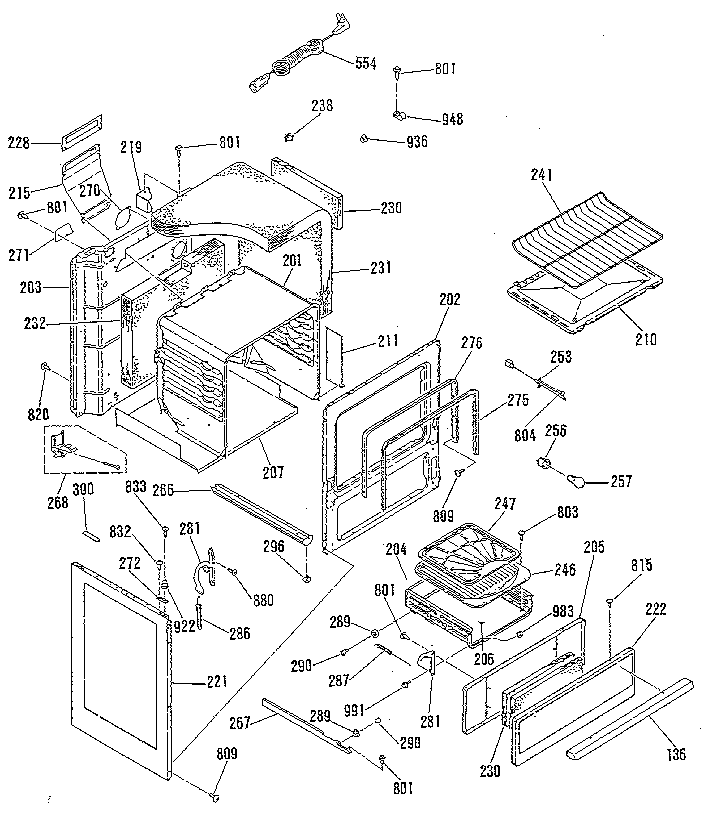 Kenmore 9117199181 body section diagram