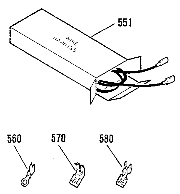 Kenmore 9117199181 wire harnesses & components diagram