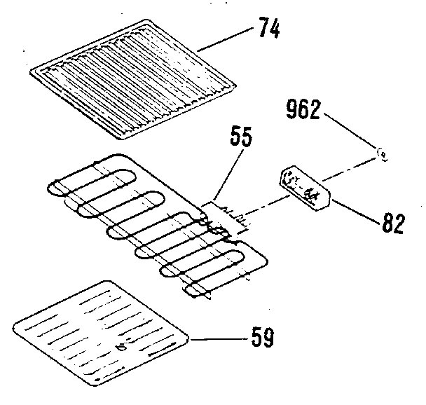 Kenmore 9114698816 opt. electric grill module kit 4998640 diagram