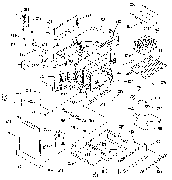 Kenmore 9119330192 body section diagram