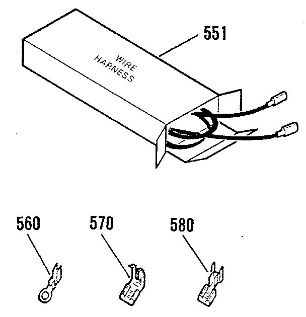 Kenmore 9114658815 wire harness & components diagram