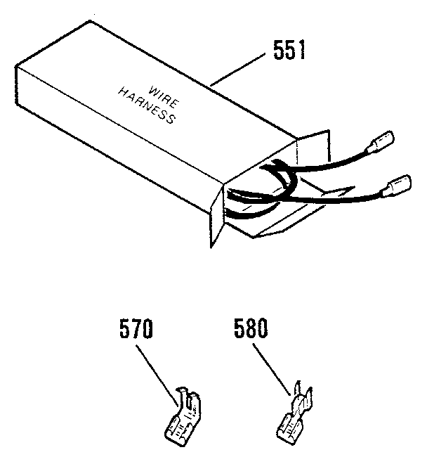 Kenmore 9117279181 wire harness & components diagram