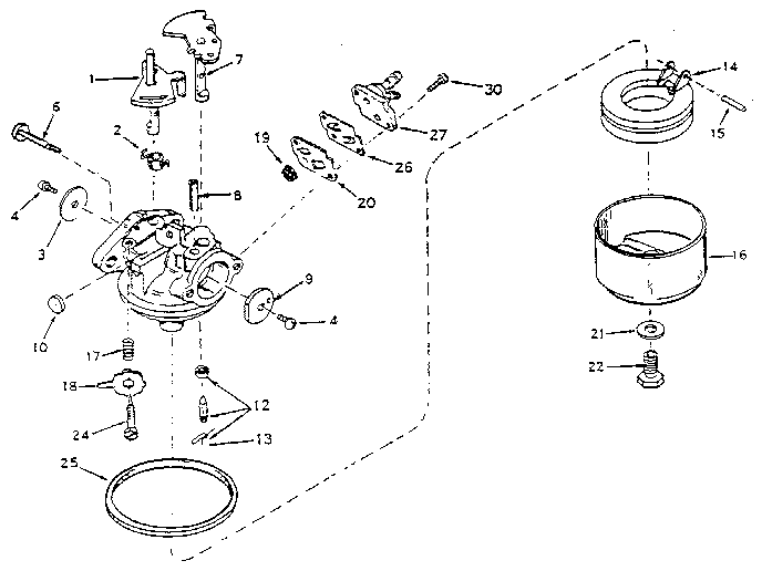 Craftsman 217586751 carburetor assembly diagram