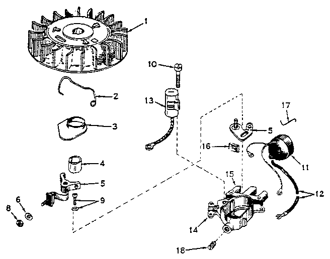 Craftsman 217586751 magneto assembly diagram