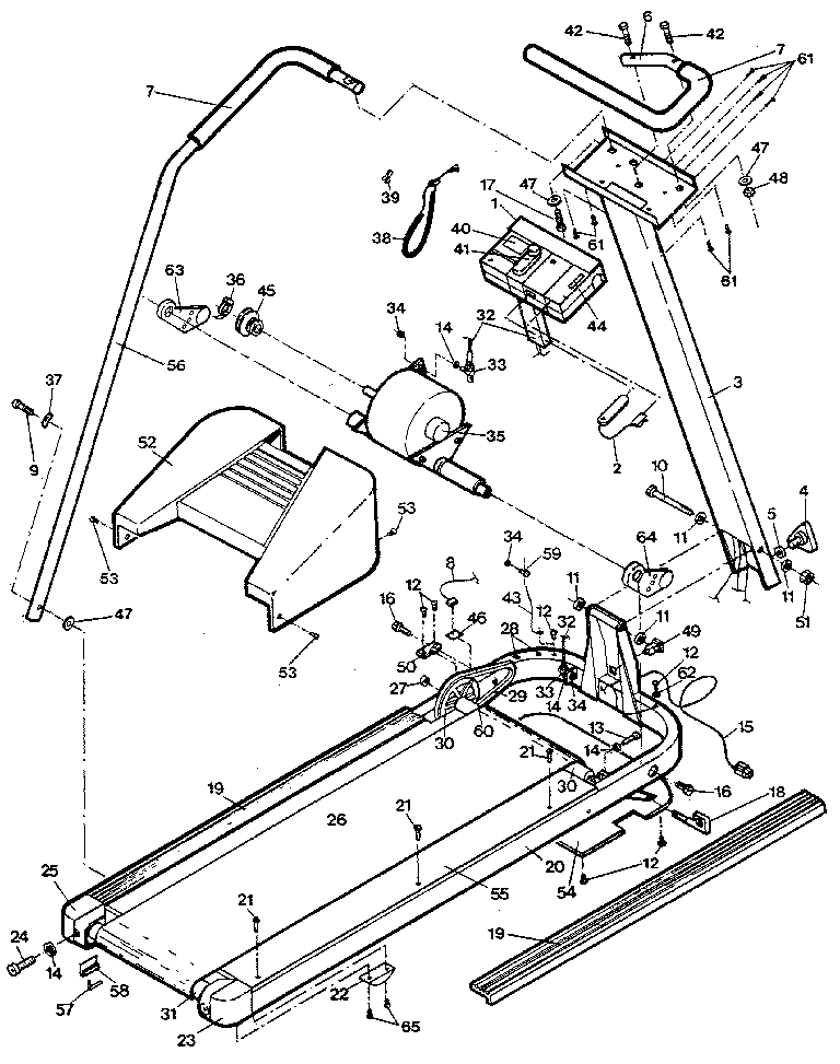 Proform TL5.0-0 unit parts diagram