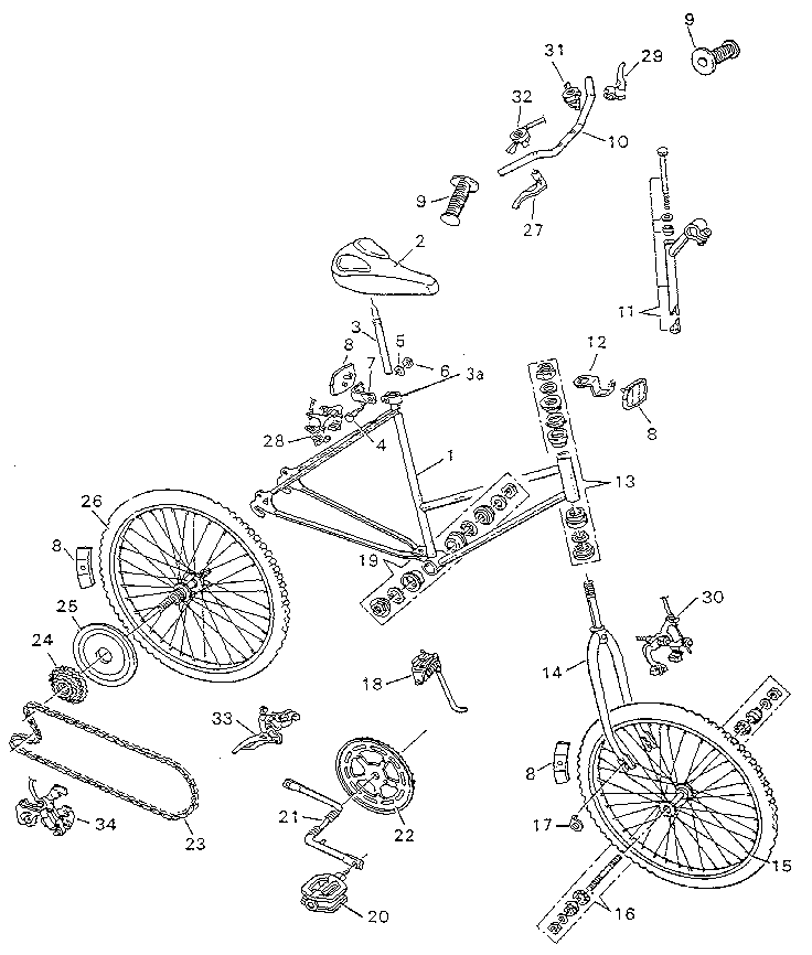 Murray 47811A unit parts diagram