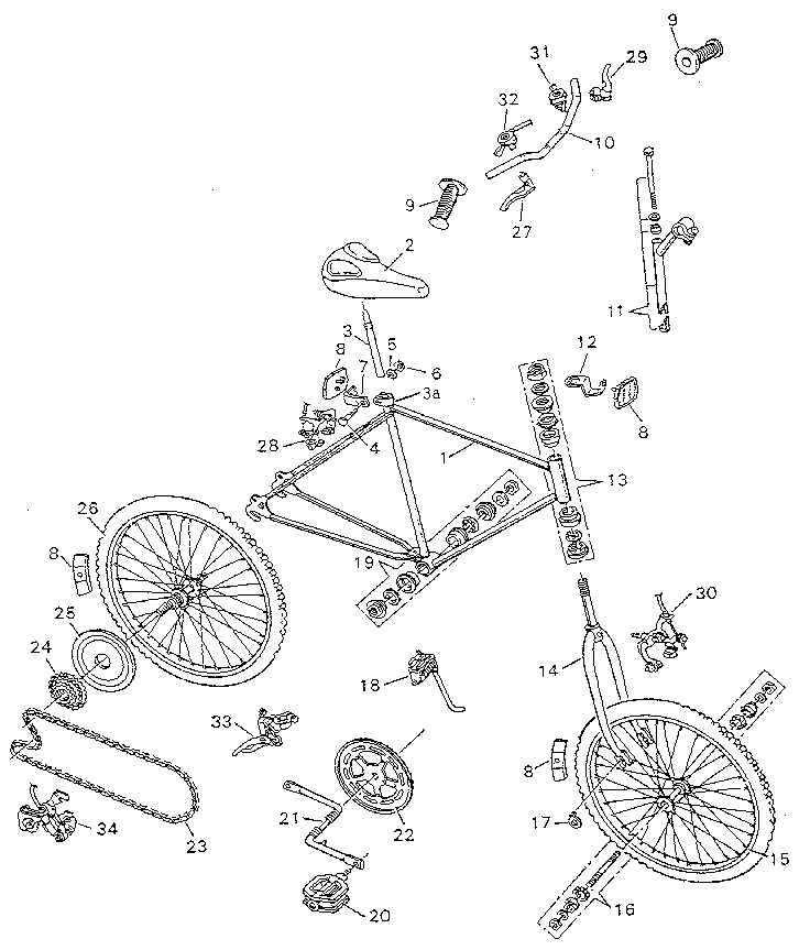Murray 47810A unit parts diagram
