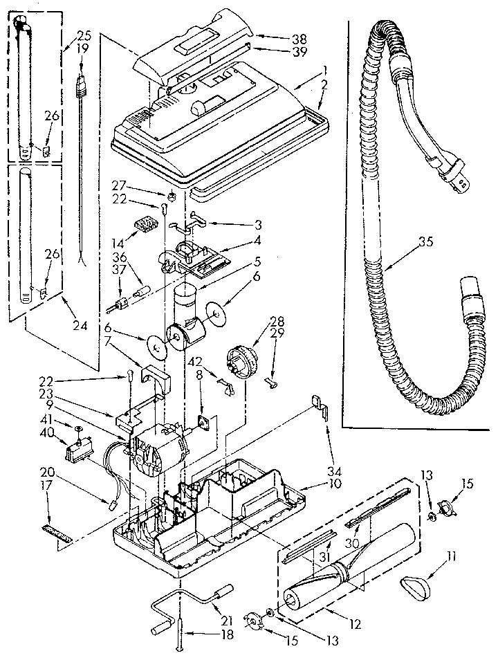 Kenmore 1165413480C power mate diagram
