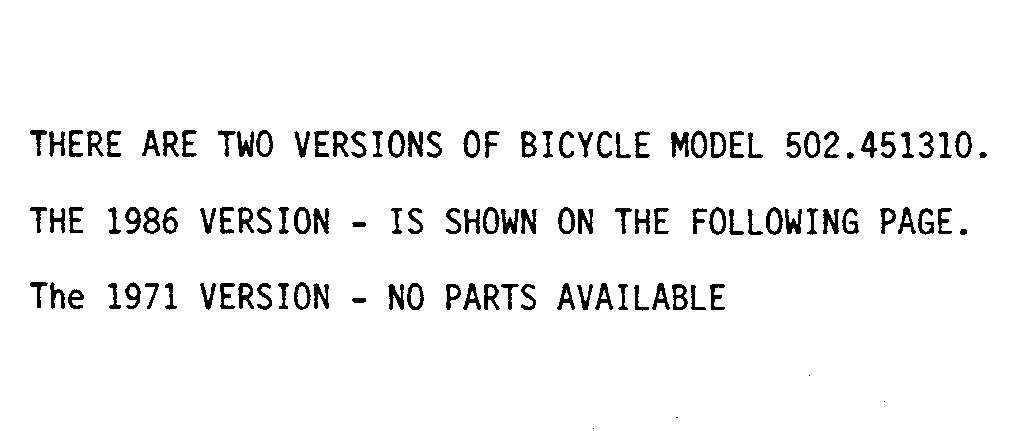 Sears 502451310 model notes diagram