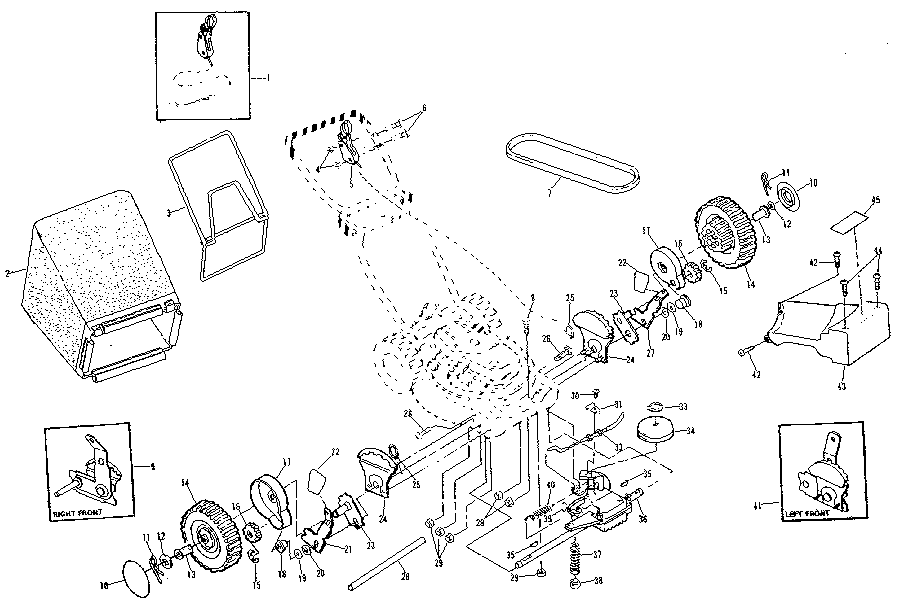 Craftsman 917374642 drive assembly diagram