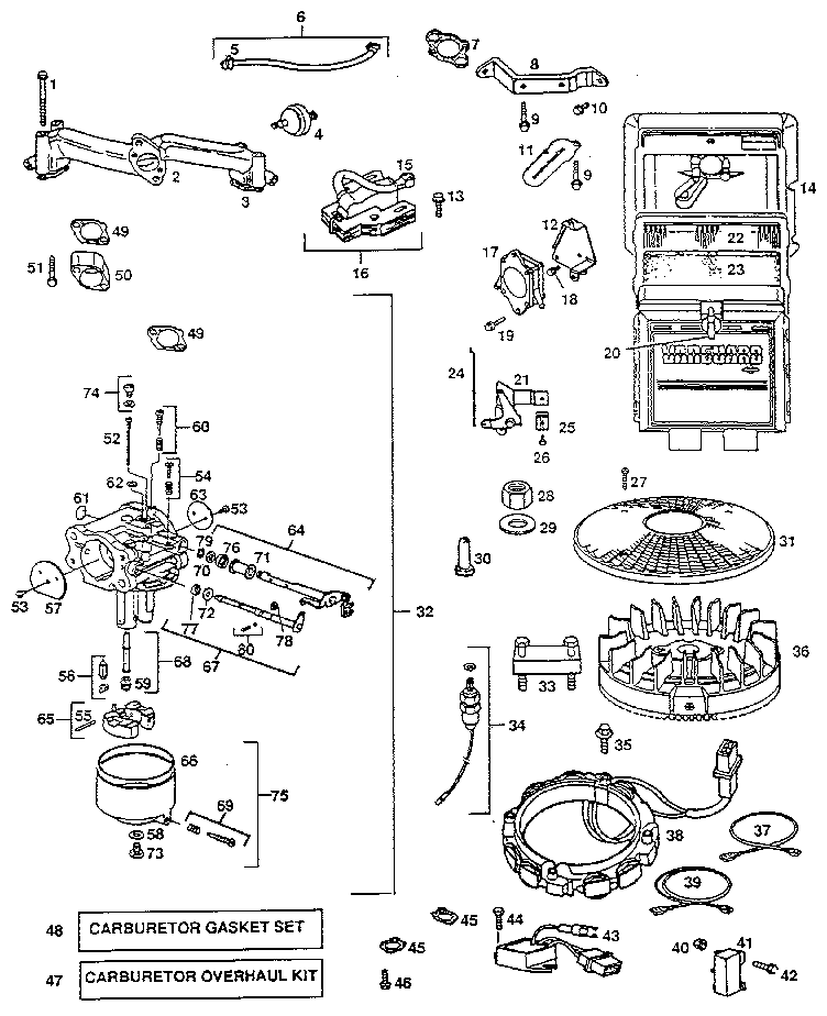 Craftsman 917254940 carburetor diagram