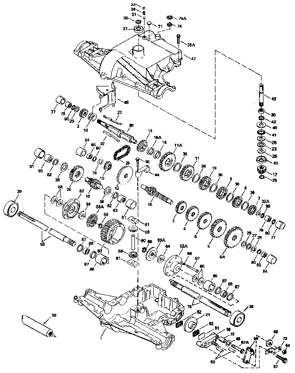 Craftsman 143820-010B replacement parts diagram