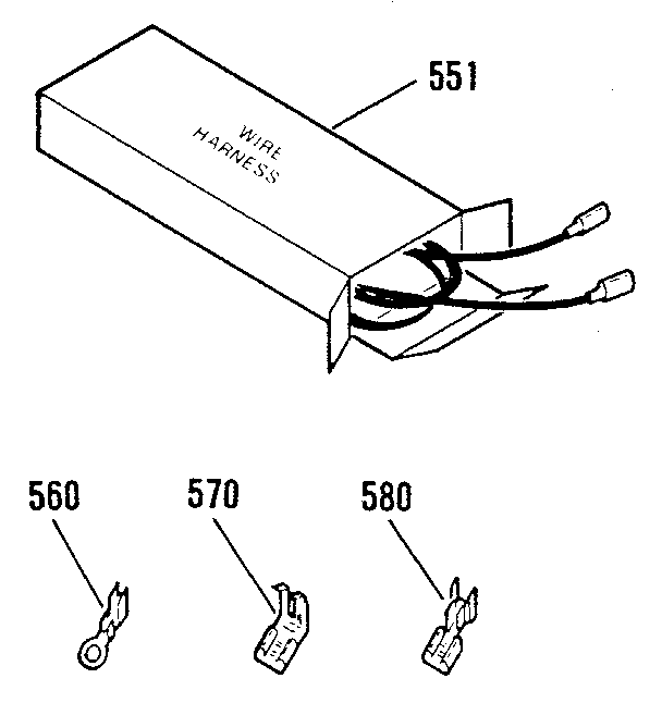 Kenmore 9119389181 wire harnesses and components diagram