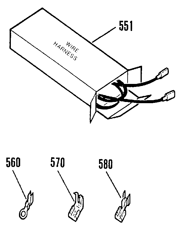 Kenmore 9119189181 wire harnesses and components diagram