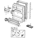 Kenmore 742JRT192B/MAJ51C fresh food door diagram