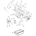 Kenmore 742JRT192B/MAJ51C optional ice maker kit diagram
