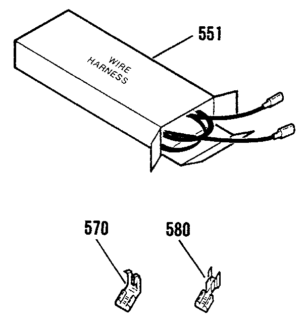 Kenmore 9117279182 wire harnesses and components diagram