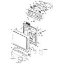 Kenmore 3631430690 escutcheon and door diagram