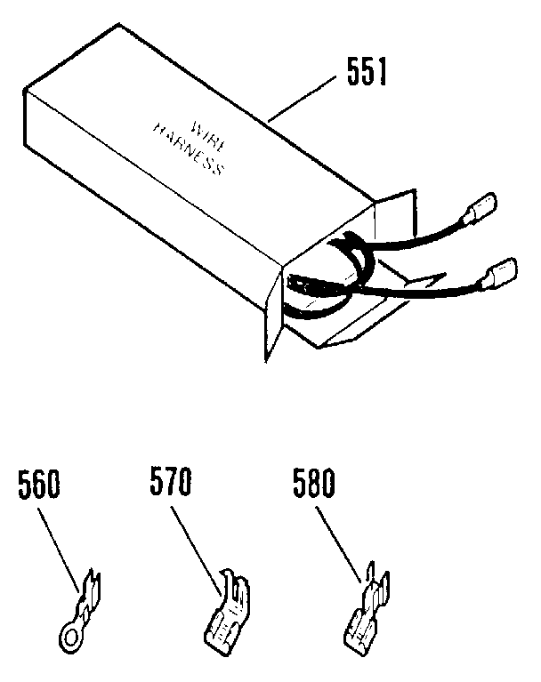 Kenmore 9113678812 wire harness and options diagram