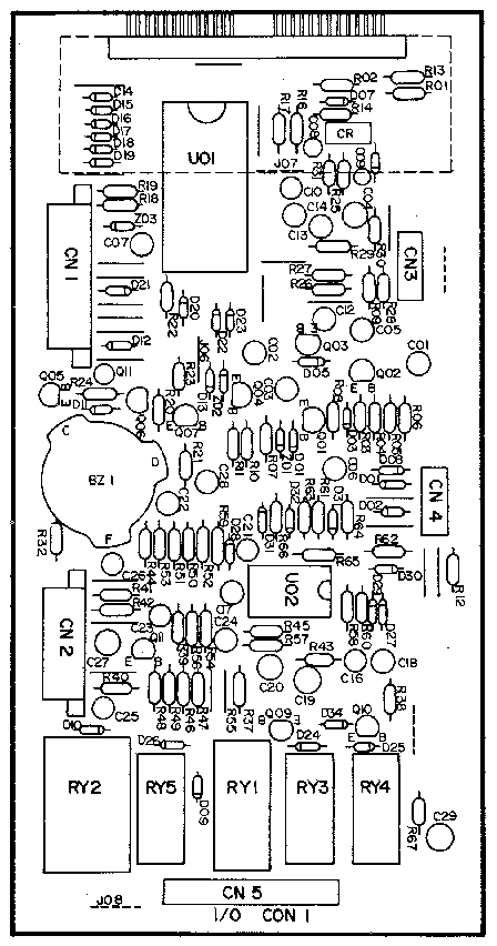 Kenmore 7218815181 power & control circuit board diagram