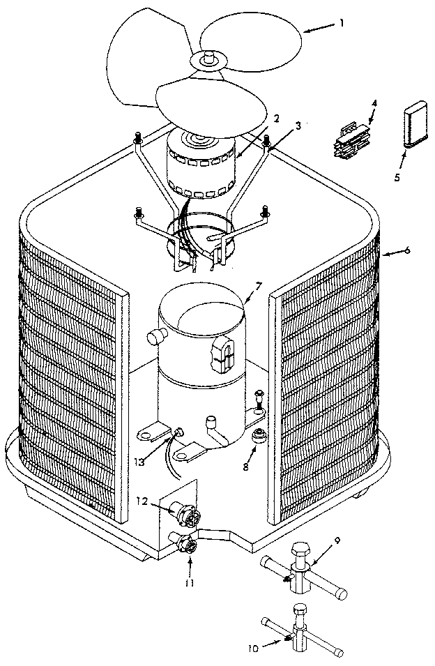 Sears 867835540 functional replacement parts diagram