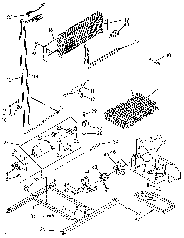 Kenmore 1069608784 unit diagram