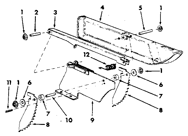 Craftsman 113298760 figure 6 - 62579 guard assembly diagram