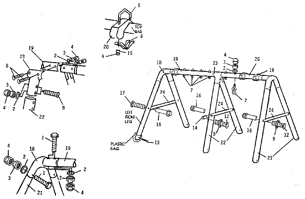 Sears 512720665 a-frame diagram