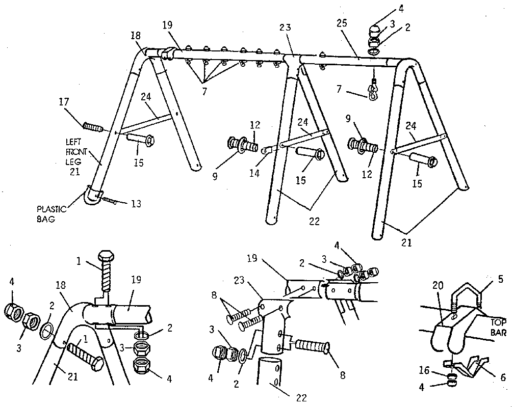 Sears 512720963 a-frame diagram