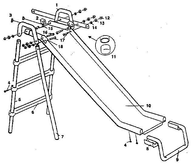 Blazon 62738 slide assembly diagram