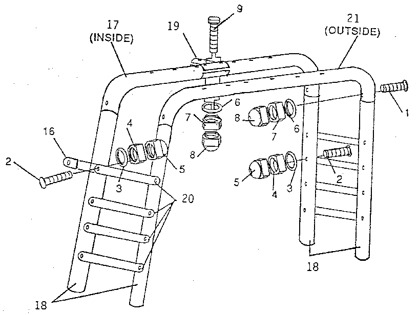 Sears 512720264 climber diagram