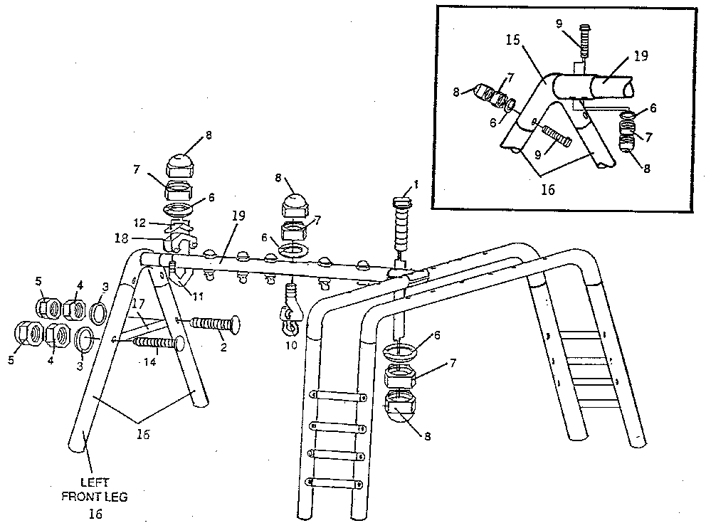 Sears 512720264 a-frame diagram