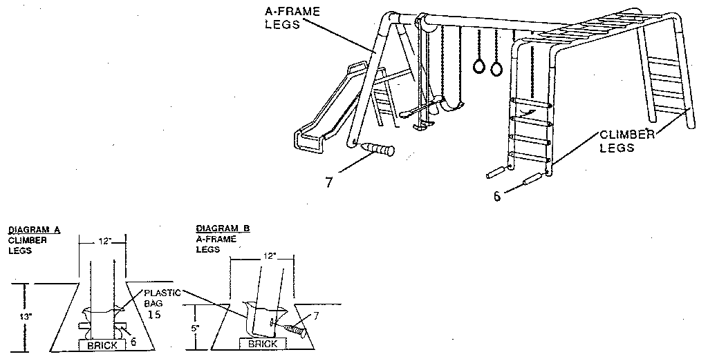Sears 512720264 anchoring diagram