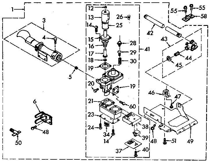 Kenmore 1107017620 burner assembly diagram