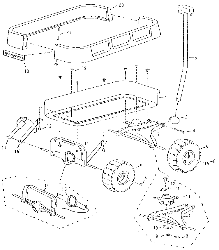Sears 85547 playloader wagon diagram