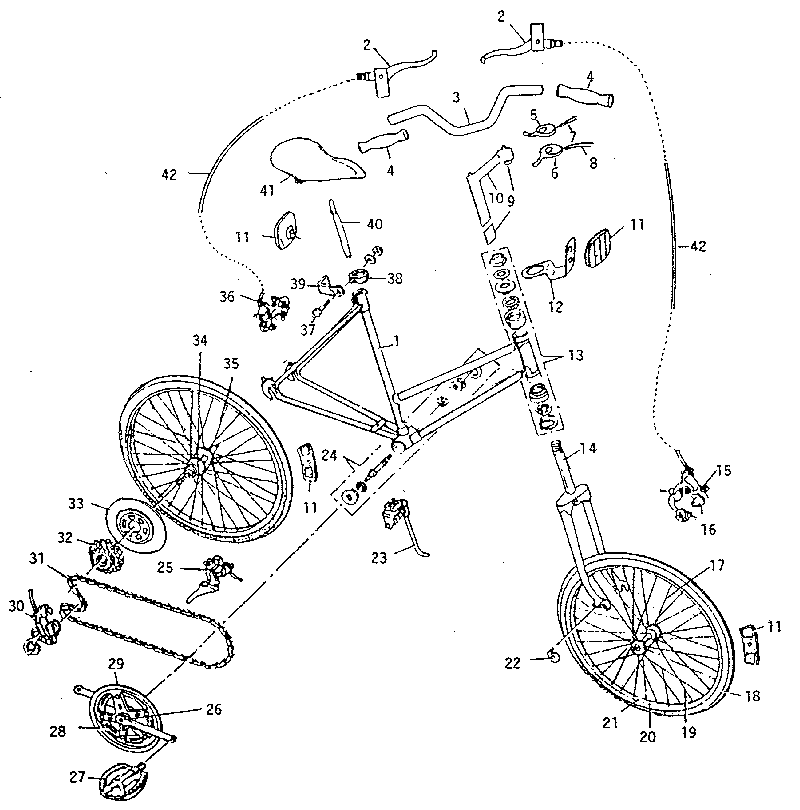 Huffy 14550 unit parts diagram