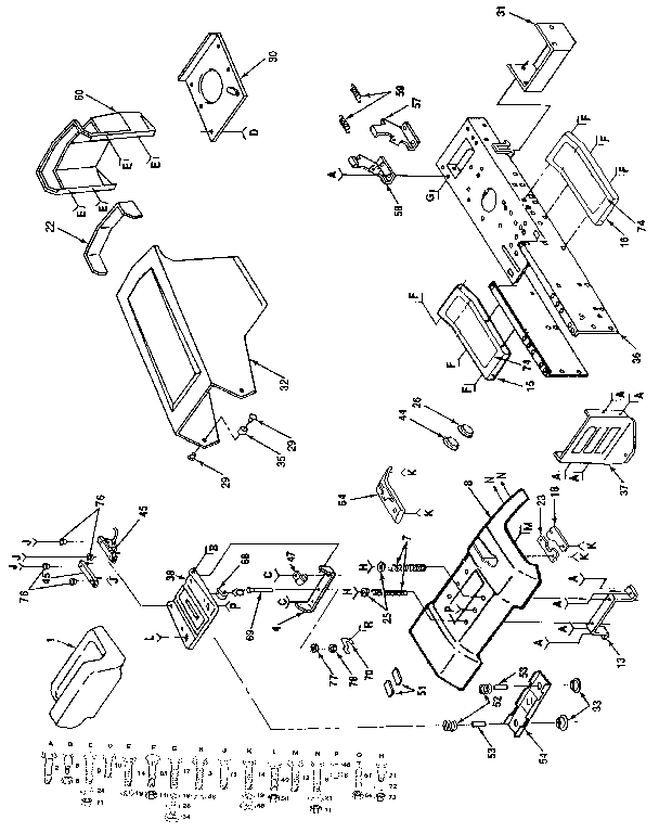 Craftsman 917255550 chassis diagram