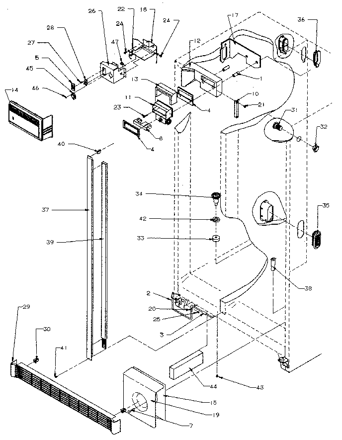 Kenmore 5969500911 control diagram