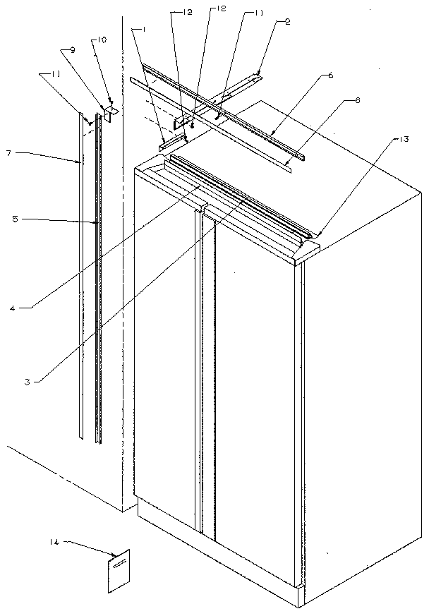 Kenmore 5969500911 b17 trim kit diagram