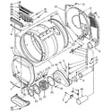 Kenmore 11087402810 upper and lower bulkhead diagram