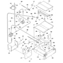 Kenmore 9117360191 broiler and oven burner section diagram