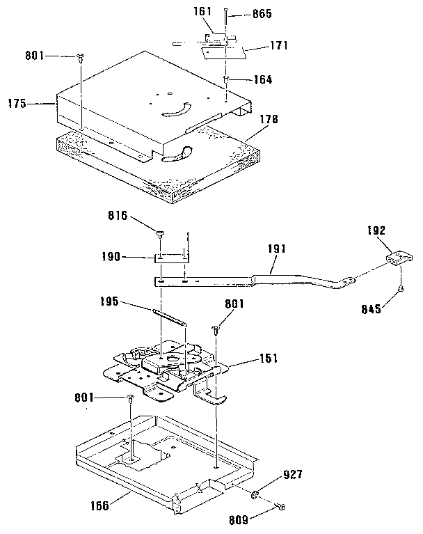 Kenmore 9117360991 door lock section diagram