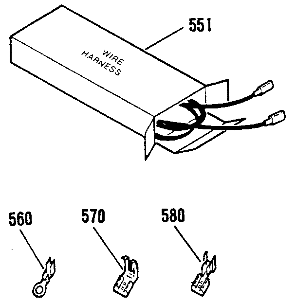 Kenmore 9119328813 wire harnesses and components diagram