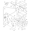 Kenmore 9117359181 broiler and oven burner section diagram