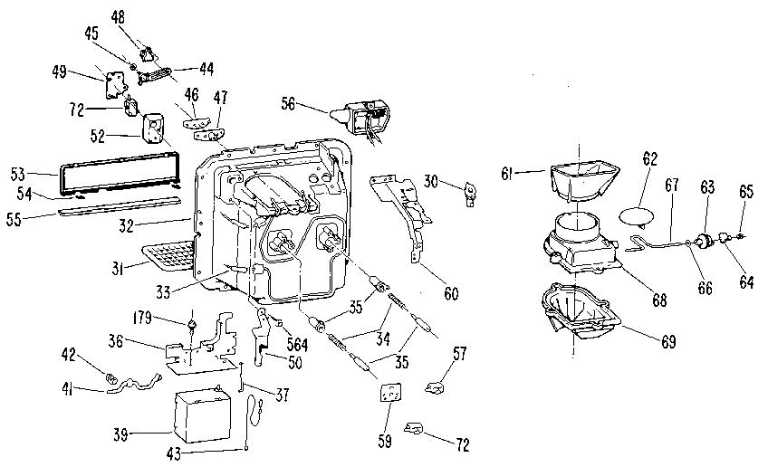 Kenmore 3639517926 dispenser diagram