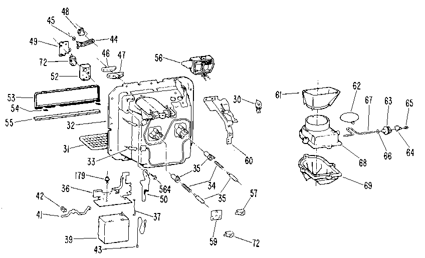 Kenmore 3639517986 dispenser diagram